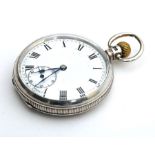 1920s silver-cased Swiss pocket watch.