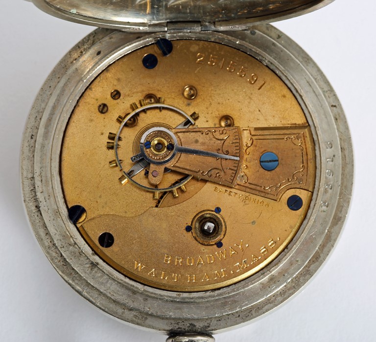 19th century American pocket watch by American Watch Co. - Image 2 of 4