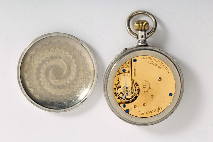 Late 19th century pin-set pocket watch - Image 2 of 2
