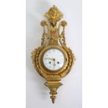 A Beaux Arts, French, ormolu, cartel clock.