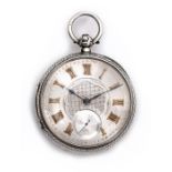Edwardian silver pocket watch by John Forrest Chronometer Makers to The Admiralty