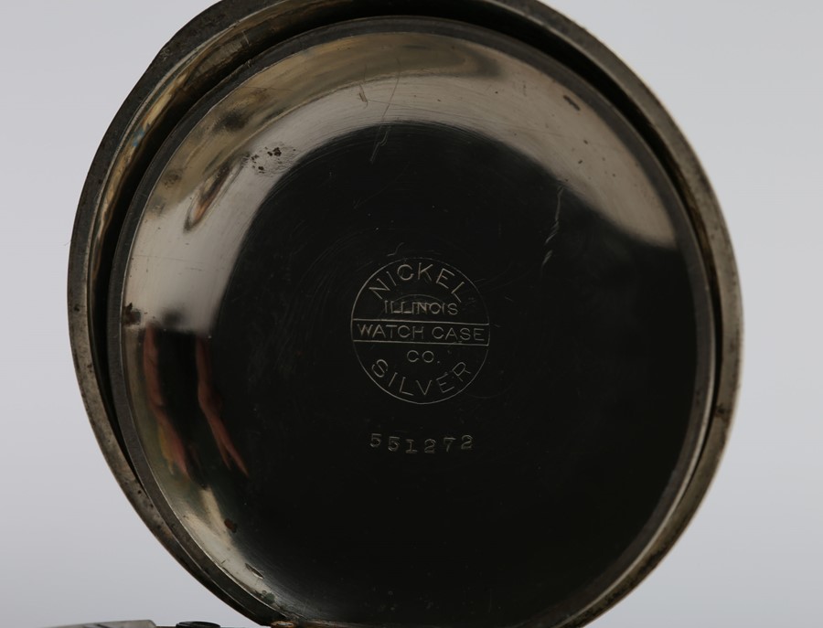 Late 19th century American pocket watch by Illinois Watch Co. - Image 3 of 4