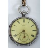 1916 silver-cased, pocket-watch by William Hilliard, Tralee.