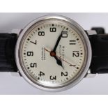 A Bulova Watch Co. Inc., 1965, Accutron, railroad grade 214, man's wrist watch.