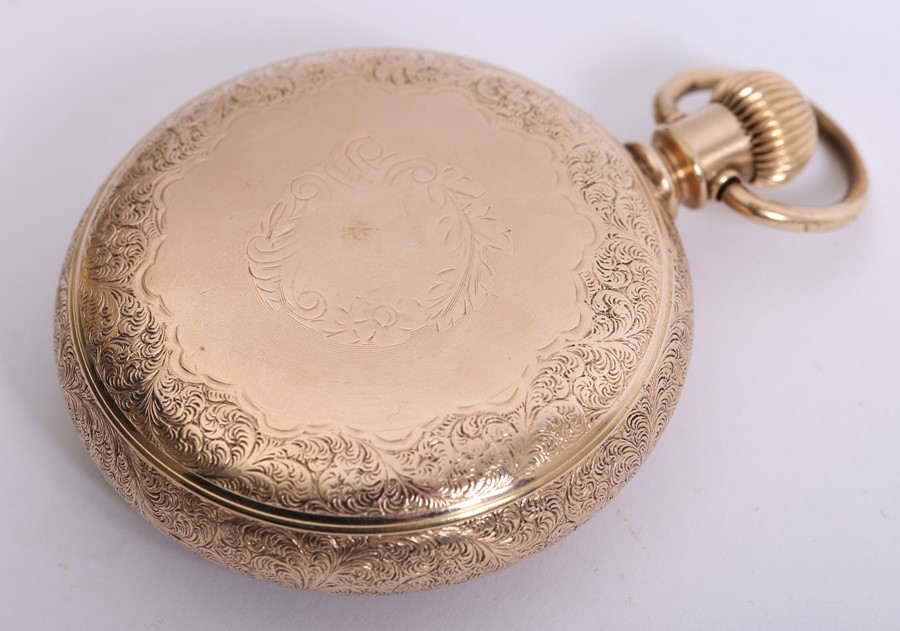 1880s railroad grade pocket watch by Elgin. - Image 2 of 3