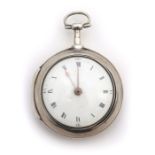 A George III Irish pocket watch by Henry Le Maistre, Dublin.