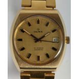 An Olma, 17 jewel, Swiss man's wrist watch, c.1975.