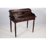 A REGENCY DESIGN MAHOGANY DESK