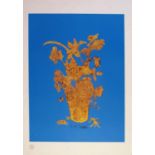 Andy Warhol and a collection of 12 1980s and 1990s advertising and decorative posters. A