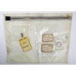 Belfast Prison / Crumlin Road Gaol, armoury pouch. A mesh-reinforced, PVC pouch, the brass zip