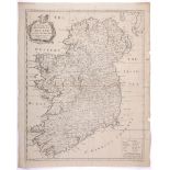 Maps of Ireland. 1744 Map of Ireland by Richard William Seale, Map of the Kingdom of Ireland From