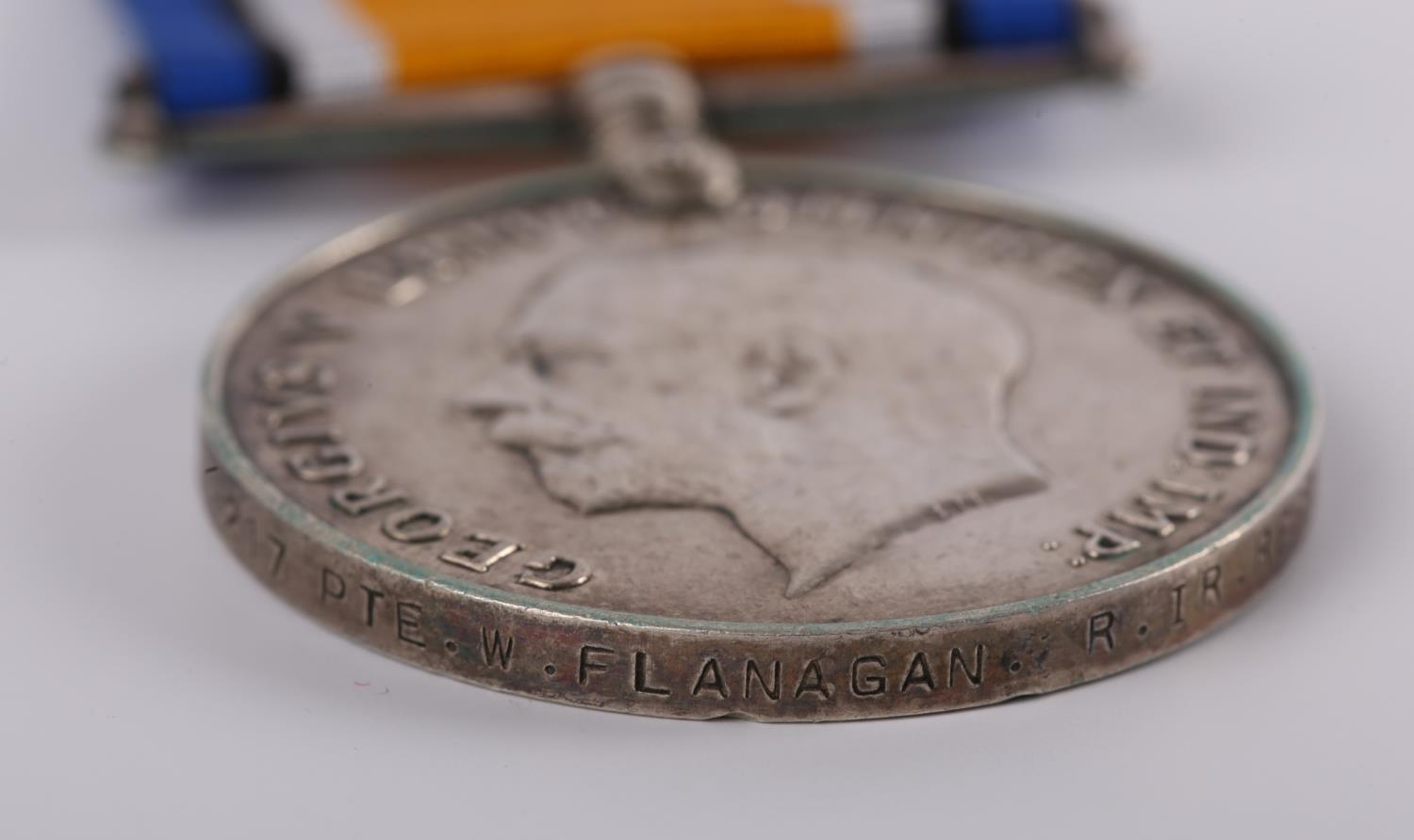 1914-18 Great War. Four British War Medals to Irish Regiments, 6726 PTE. P. CLARKE. CONN. RANG.; - Image 3 of 5