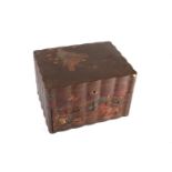 A Meiji Japanese cinnabar lacquer tabletop jewellery chest, the hinged lid decorated with