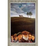 Cinema poster. The Field, 1990, Richard Harris, John Hurt, Tom Berringer, Brenda Fricker; UK one