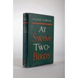 O'Brien, Flann. At Swim Two Birds. MacGibbon & Kee, London, 1960, 8vo., brown cloth gilt, printed