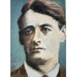 David McEwen, Irish. Terence MacSwiney. Pastel on card, 12½" x 9½" (32 x 24cm) Signed.