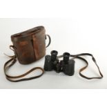 1939-1945 WWII German field glasses marked "ddx KF" to the left upper cover for DDX Voitlaender &