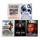 Boxing. Mike Tyson, Katie Taylor, Chris Eubank, Steven Collins & Wayne McCullough, a collection of