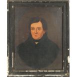 19th Century, Irish School. Daniel O'Connell Oil on canvas, 18" x 14" (46 x 36cm)