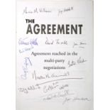 1998 Belfast "Good Friday" Agreement, signed by thirteen of the signatories to the treaty. Gerry