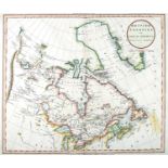 1811 British Colonies in North America and 1830 Map of North America. A hand-coloured engraved map