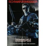 Cinema poster. Terminator 2: Judgment Day, Tri-Star. US one sheet, 39¾" x 27" (101 x 69cm) double-