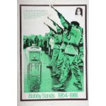 1981 Hunger Strike, commemorative posters. Three posters seeking support for and commemorating the