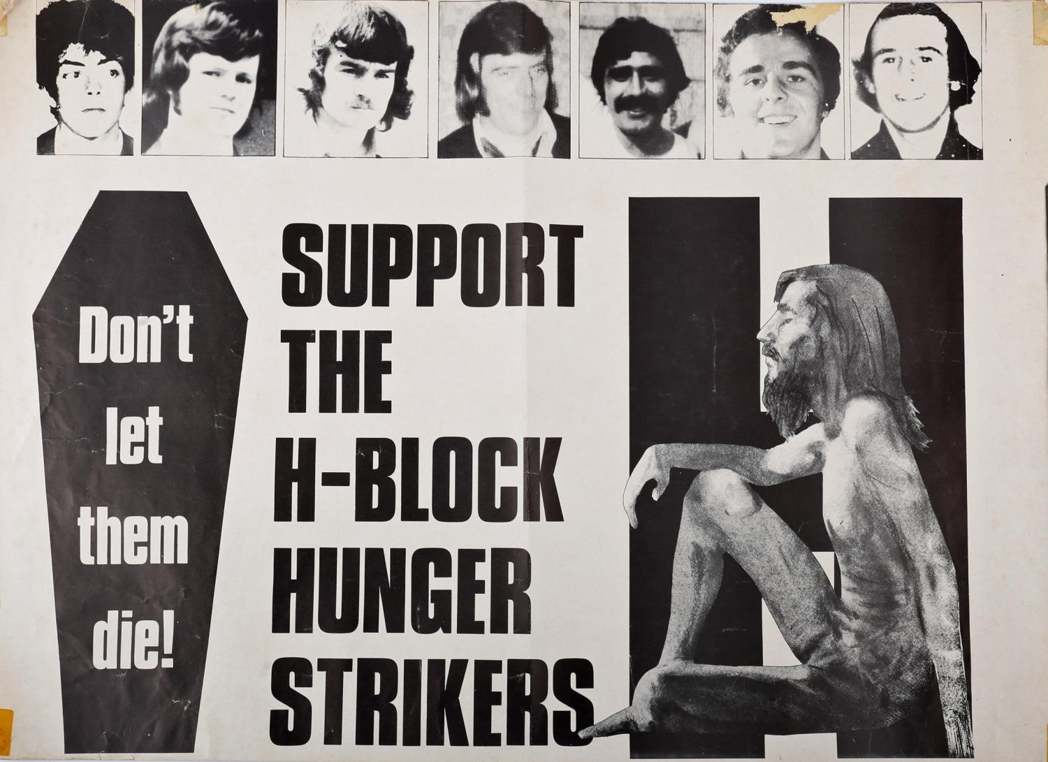 1981 Hunger Strike, commemorative posters. Three posters seeking support for and commemorating the - Image 3 of 3