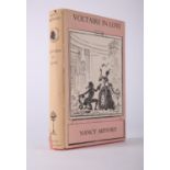 Mitford, Nancy. Voltaire in Love. Hamish Hamilton, London, 1957, first edition, 8vo, red cloth