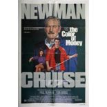 Cinema poster. The Color of Money, 1986, US one-sheet poster for the drama starring Paul Newman, Tom