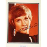 A collection of ten framed signed photographs of sports, cinema and music stars. Julie Andrews,