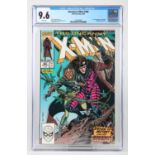 X-Men #266 (Marvel, 1990) CGC NM+ 9.6 White pages, slabbed. First full appearance of Gambit.