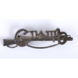 Cumann na mBan, a silver Cumann na mBan lapel badge, in the form of a Lee Enfield rifle with 'C na