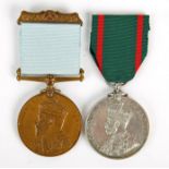 Dublin Metropolitan Police pair to Sergeant John Phillips. A Visit of King Edward VII Medal to P.
