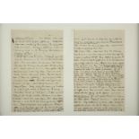 1922 (28 June-11 July) Irish Civil War, eye-witness account. Hand-written notes by a Dublin City