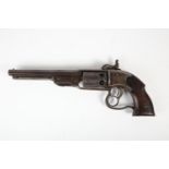 American Civil War, Confederate officer's Savage 1861 Navy, .36 calibre, cap and ball revolver,