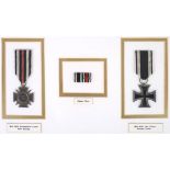 1914-18 German Imperial medals, an Iron Cross, second class and an Honour Cross of the World War