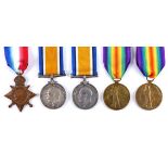 1914-18 Great War medals to Irish Royal Navy and RNR sailors. Pair to 299626. J. KELLY. STO.1 R.N.