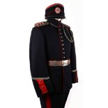 Captain Thomas Burke Irish Free State Army Officer's Dress Uniform, Shako and Cape. 1935 pattern