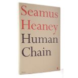 Heaney, Seamus. Human Chain, Faber & Faber, London, 2010, 8vo. First edition, signed by the author