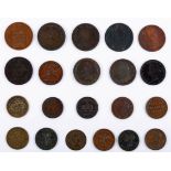 Tokens. Ireland, selection of farthing tokens. Dublin' Todds, Cannock & White, Scott Bell, Webb &