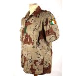 Oglaigh na hÉireann overseas service uniforms. Western Sahara 'chocolate chip' pattern camouflage