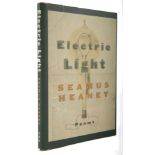 Heaney, Seamus. Electric Light. Farrar, Strauss & Giroux, New York, 2001, 8vo, first American