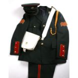 1965-2000 Oglaigh na hÉireann, Bandsman's dress uniform. Comprising dark green tunic, uniform cap,