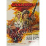 Cinema Poster. Shalako 1968. Western. Starring Sean Connery, Brigitte Bardot, Stephen Boyd, Jack