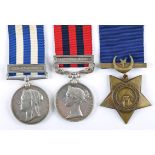 Group of three to Waterford native Private Collins, Royal Irish Regiment. Egypt Medal with Tel-el-