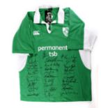 Rugby 2002-2006 Irish and Australia International rugby jerseys signed by squads. A Canterbury Irish