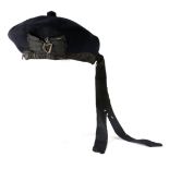 Auxiliary Division, Royal Irish Constabulary Tam o' Shanter cap. A navy-blue Tam o' Shanter with