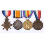 1914-18 Great War trio to Royal Marine casualty from Mayo. Trio and Empire Day medal to PO.556-S-