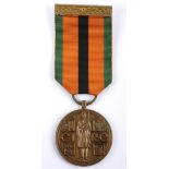 1921-1971 Truce Survivors Medal with two tunic ribbons to an unknown recipient.